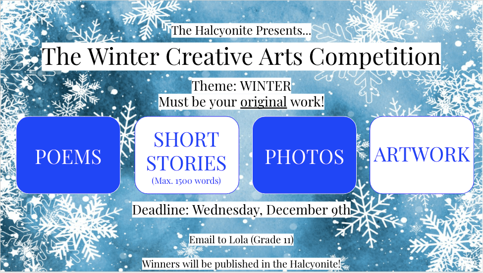 Winter Creative Arts&nbsp;Competition